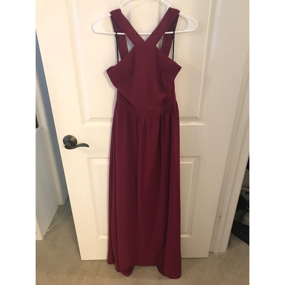 Dresses & Skirts - Lulus maroon long dress